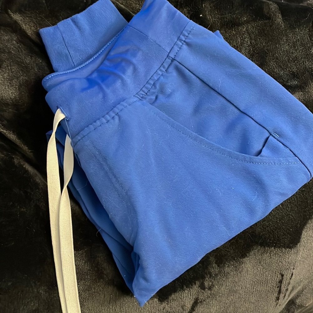 Figs royal blue joggers